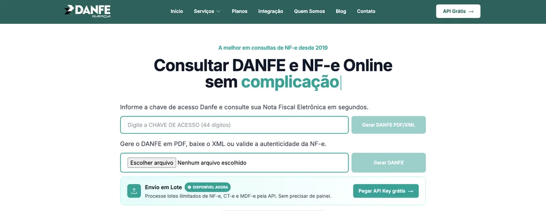 Print real: Danfe Rápida